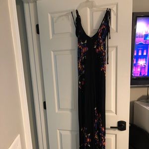 French Connection Electric Rays Hi Low Maxi Dress